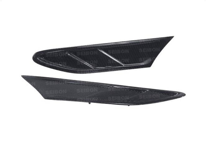 Seibon 17-18 Honda Civic Type-R Carbon Fiber Fender Ducts (Pair) - FD17HDCVR