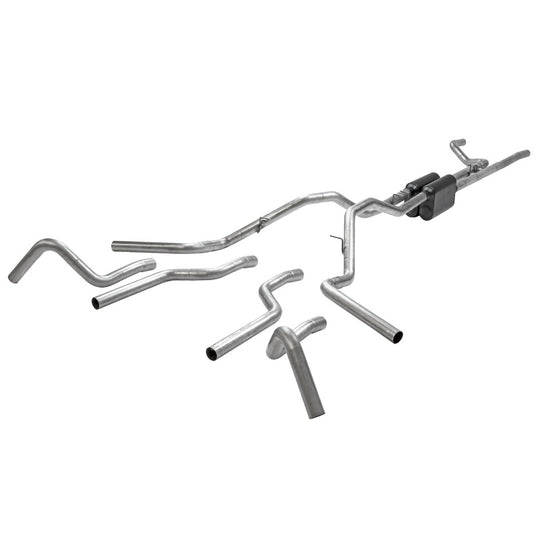 Flowmaster 67-72 Ford F100 American Thunder Cat-Back Exhaust System - (wide Tank) - 817934