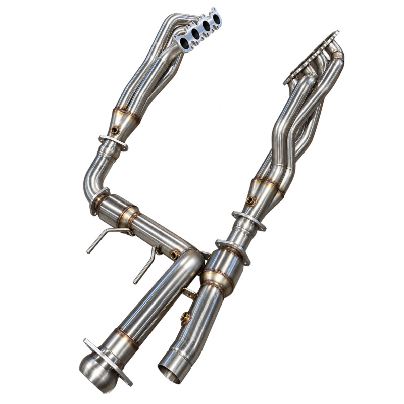 Kooks Headers 2022+ Ford F-150 Raptor R 5.2L 4V. 2in Header and H.O. Green Catted Conn. - 1372H640