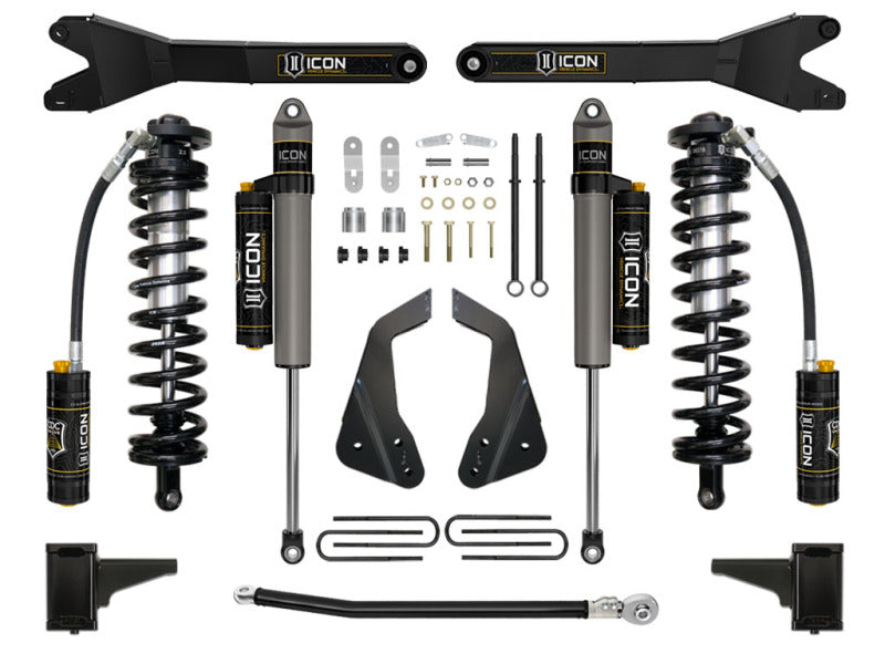 ICON 05-07 Ford F250/F350 4-5.5in Stage 4 Coilover Conversion System w/ Radius Arm - K63114R