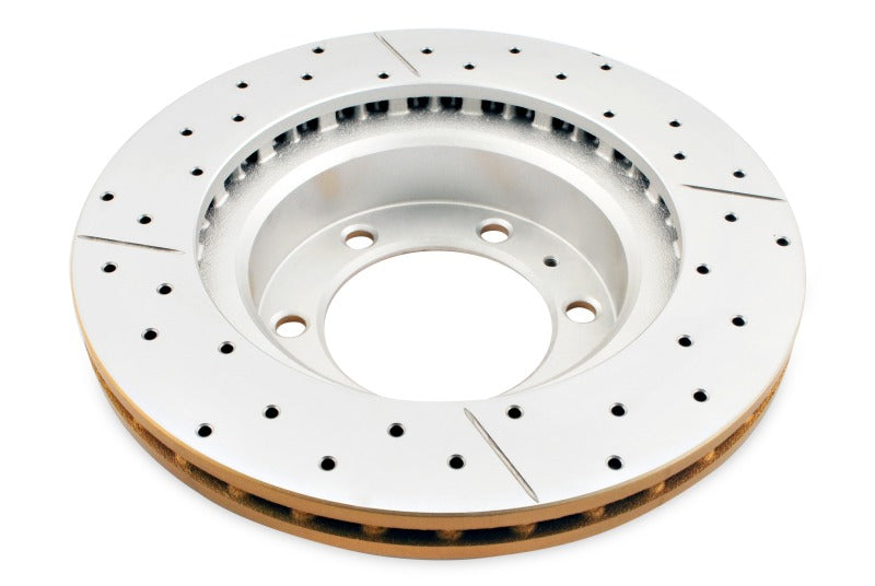 DBA 05-20 Toyota Tacoma (w/6 Lug Wheel & 4 Piston Clpr) Front Drilled & Slotted Street Series Rotor - DBA2716X