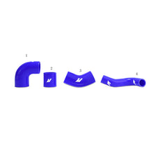 Load image into Gallery viewer, Mishimoto Mitsubishi Lancer Evolution 7/8/9 BLUE Upper Intercooler Pipe Kit - MMICP-EVO-01UBL