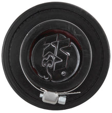 Load image into Gallery viewer, K&amp;N 1.5in Flange ID x 3in OD x 2.5in H Chrome Finish Rubber Base Crankcase Vent Filter - 62-1460