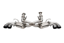 Load image into Gallery viewer, Corsa 20-25 Corvette C8 3in Valved Cat-Back 4.5in Blk Quad Tips Fits Factory Perf Exhaust DeletesAFM - 21103BLK