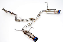 Load image into Gallery viewer, Invidia 08-11 STi Hatch / 11 WRX Hatch Dual N1 Single Layer Titanium Tipped Cat-back Exhaust - HS08STIGTT