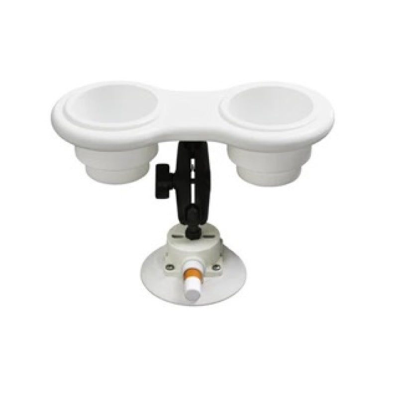 SeaSucker 2-Cup Holder Angle Mount - White - MC5303W