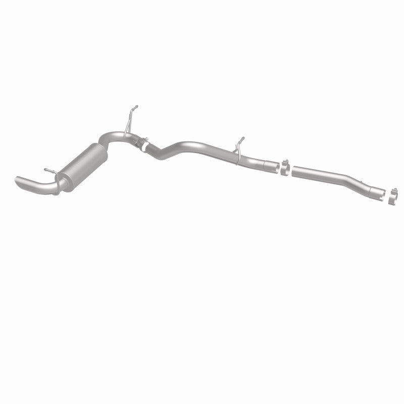 MagnaFlow 12-14 Jeep Wrangler 3.6L Single Straight Rear P/S Exit Stainless C/b Perf Exhaust-Comp - 15118