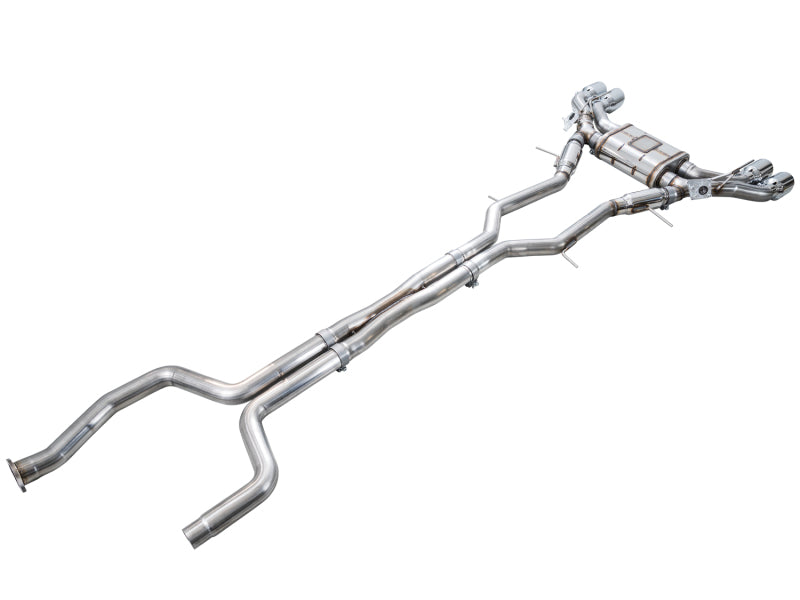 AWE Tuning 22-26 Cadillac CT5-V Blackwing SwitchPath Exhaust - Chrome Silver Tips - 3025-42562