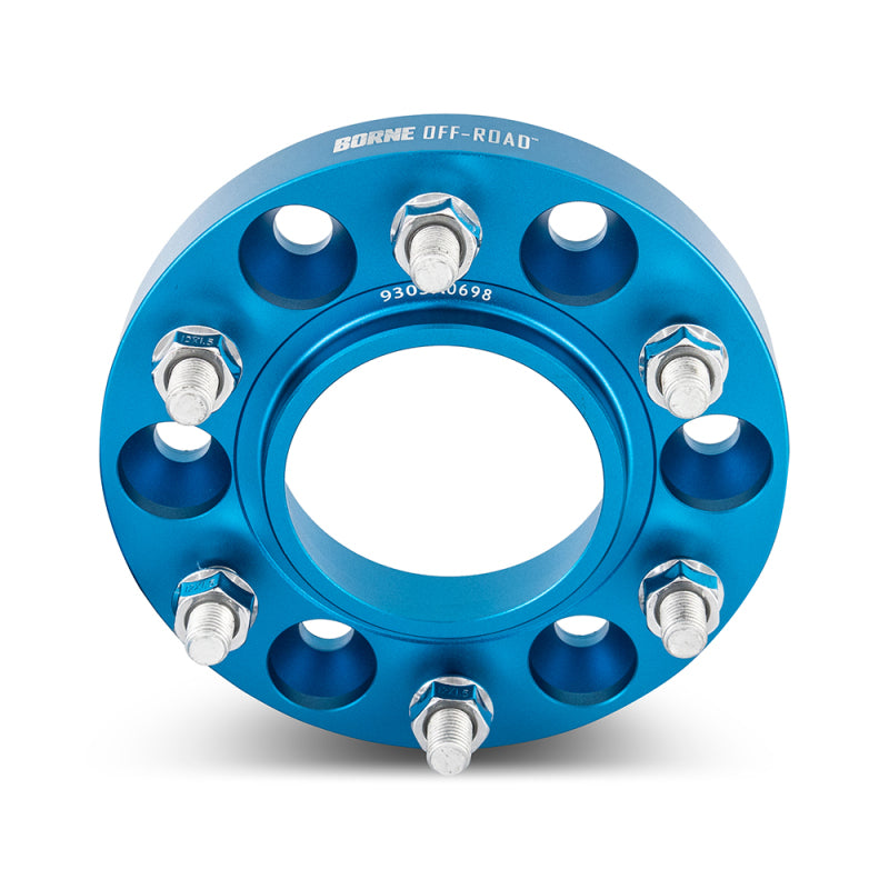 Mishimoto Wheel Spacers - 6x139.7 - 77.8 CB - 25mm - Blue - BNWS-019-250BL