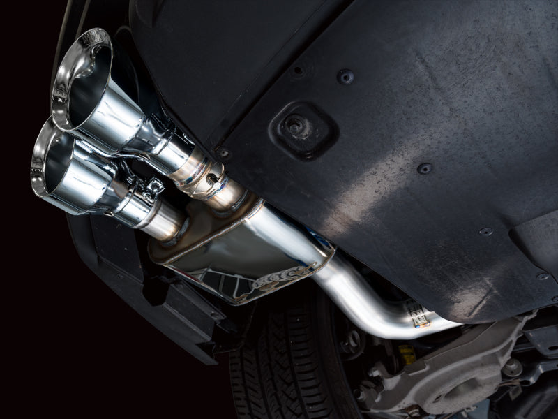 AWE Tuning 21-23 Ford Mustang Mach 1 SwitchPath Cat-Back Exhaust w/ Quad Chrome Silver Tips - 3025-42551