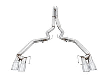 Load image into Gallery viewer, AWE Tuning 2018+ Ford Mustang GT (S550) Cat-Back Exhaust - Track Edition (Quad Chrome Silver Tips) - 3020-42064