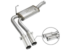 Load image into Gallery viewer, aFe Rebel Series CB Middle-Side Exit SS Exhaust w/ Polished Tips 09-16 GM Silverado/Sierra V6/V8 - 49-44070-P