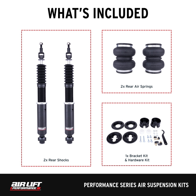 Air Lift Performance 15-20 Audi A3 / 15-24 Volkswagen GTI Air Suspension Rear Kit - 76503