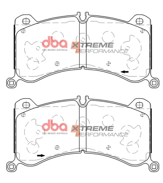 DBA 19-21 Audi e-tron Quattro w/400mm Front Rotor) Front XP Performance Brake Pads - DB15118XP