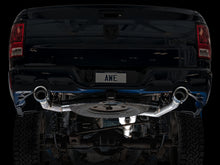 Load image into Gallery viewer, AWE Tuning 09-18 RAM 1500 5.7L (w/Cutouts) 0FG Dual Rear Exit Cat-Back Exhaust - Chrome Silver Tips - 3015-32002