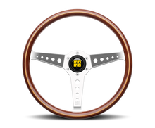 Load image into Gallery viewer, Momo California Wood Steering Wheel 360 mm - Mahogany Wood/Polished Spokes - CAL36WD0P