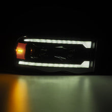 Load image into Gallery viewer, AlphaRex 02-05 Dodge Ram 1500 PRO-Series Projector Headlights Plank Style Alpha Black w/Seq Signal - 880572