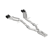 Load image into Gallery viewer, MagnaFlow SYS Cat-Back 2015-2017 Cadillac CTS-V 6.2L Quad 4in Carbon Fiber Tips - 19011
