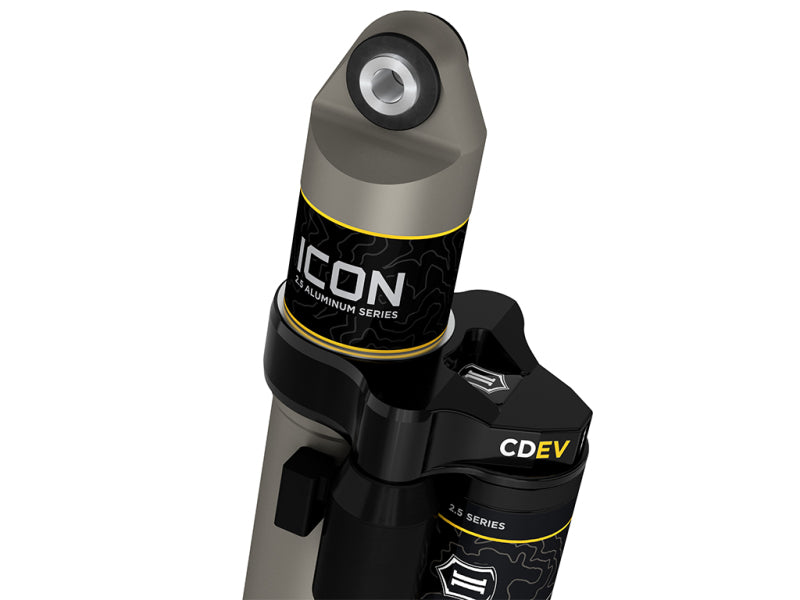 ICON 2021+ Ford F150 2WD 0-1in Lift Rear V.S. 2.5 Alum. Series Shocks Piggyback Res. w/ CDEV - Pair - 97722EP