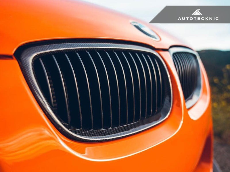 AutoTecknic Carbon Front Grille Set - BMW E92/ E93 3-Series Pre-LCI (Including E9X M3)