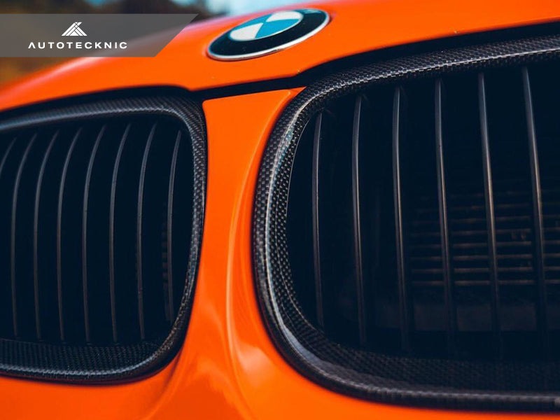AutoTecknic Carbon Front Grille Set - BMW E92/ E93 3-Series Pre-LCI (Including E9X M3)