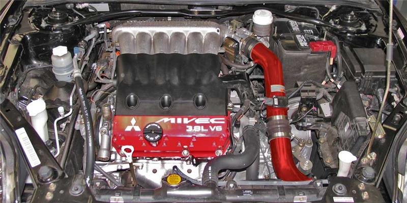 K&N 06 Eclipse GT 3.8L V6 Red Typhoon Short Ram Intake - 69-6502TR