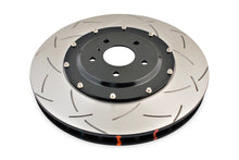 Load image into Gallery viewer, DBA 09-11 Nissan GTR R-35 Front Slotted 5000 Series 2 Piece Rotor Assembled w/ Black Hat - DBA52320BLKS