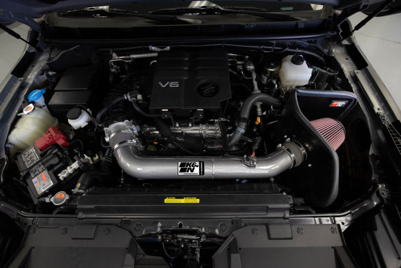 K&N 2022 Nissan Frontier V6 3.8LPerformance Air Intake System - 77-6018KC