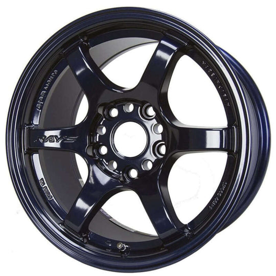 Gram Lights 57DR 15x8 +22mm 4x110 Dark Blue Wheel - WGIE28AD