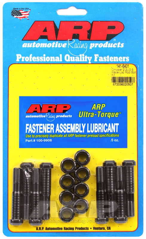 ARP Chrysler 2.2L & 2.5L Wave-Loc Rod Bolt Kit - 141-6401