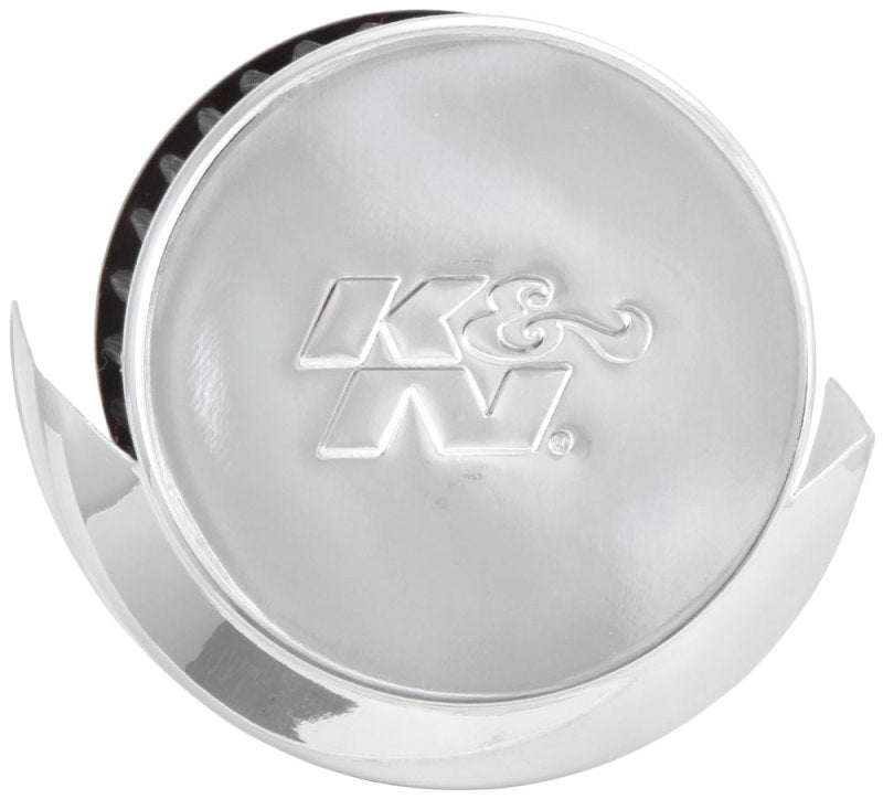 K&N 1.5in Flange ID x 3in OD x 2.5in Height Clamp On Crankcase Vent Filter - 62-1514