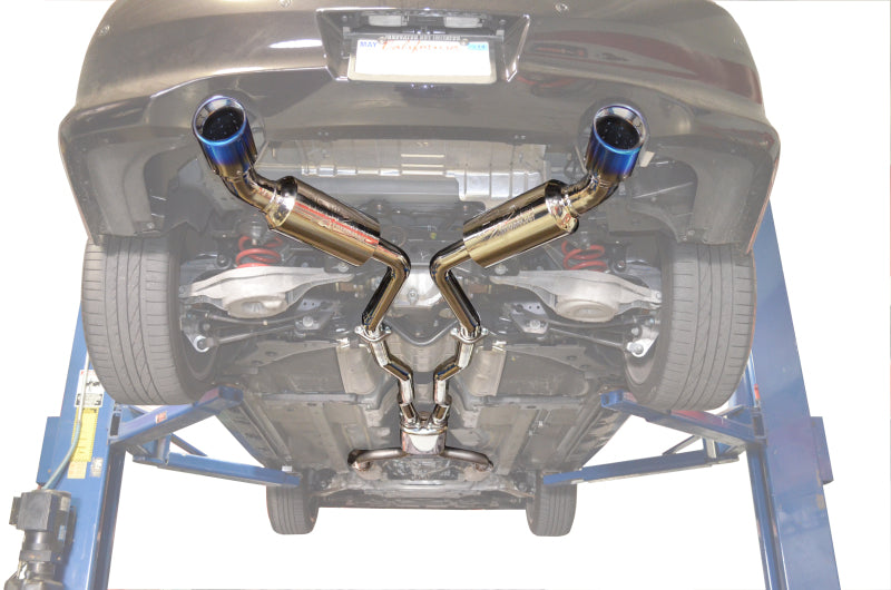 Injen 08-13 Infiniti G37 V6 3.7L RWD Coupe Only 76mm Stainless Steel Exhaust w/ Titanium Tips - SES1997TT