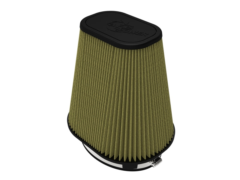 aFe Magnum FLOW Universal Air Filter (7-1/2x5-1/2) IN F x (9-1/4x7-1/4) IN B x (6x4) IN T x 9 IN - 24-90204G