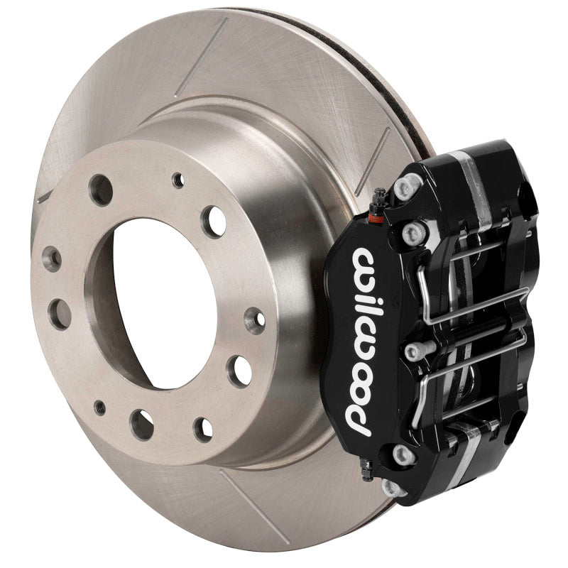 Wilwood 69-83 Porsche 911 Rear Dynapro Brake Kit 3in MT Slotted - Black - 140-17002