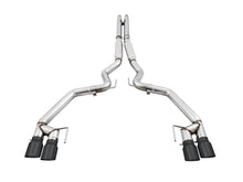 Load image into Gallery viewer, AWE Tuning 2018+ Ford Mustang GT (S550) Cat-Back Exhaust - Track Edition (Quad Diamond Black Tips) - 3020-43072