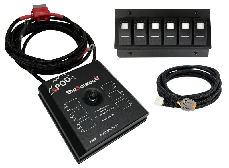sPOD 12-17 Toyota Tundra SourceLT w/Amber LED Switch Panel - 873005