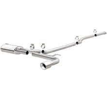 Load image into Gallery viewer, MagnaFlow Cat Back, SS, 2.5in, Street, Single Straight Pass. Polished 4in Tip, 2015 Ford Fusion 2.5L - 19096