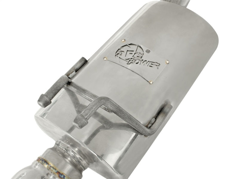 aFe Takeda Exhaust 2.5in Dia 304SS Axle-Back w/Polished Tip 06-11 Honda Civic EX Sedan L4 1.8L - 49-36610