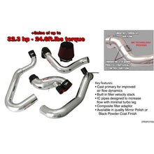 Load image into Gallery viewer, Injen 03-06 Evo 8/9/MR Cast Aluminum Intake System w/ Full Intercooler Piping Black Short Ram Intake - SP1898BLK
