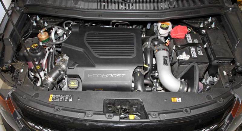 K&N 11 Ford Taurus SHO 3.5L V6 Silver Typhoon Cold Air Intake - 69-3531TS