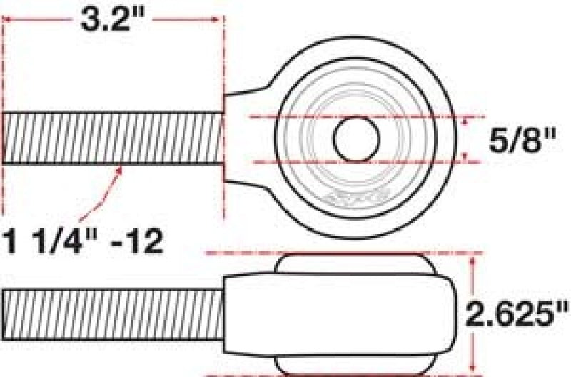 SPC Performance xAxis Rod End Ball Joint - 15738