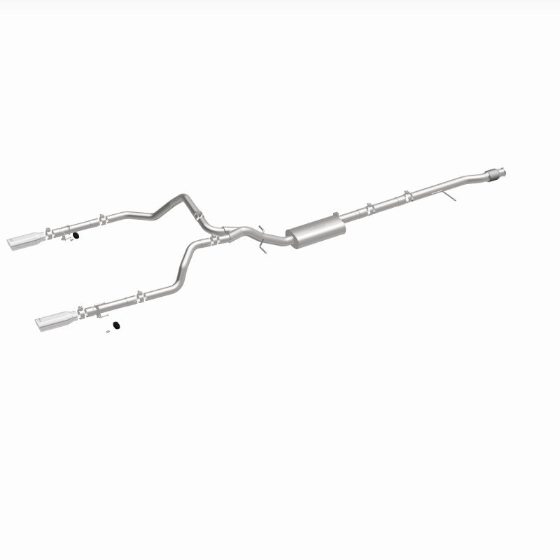 MagnaFlow 2019 Chevy Silverado 1500 V8 5.3L/V6 4.3 Street Series Dual Exit Exhaust w/ Polished Tips - 19471
