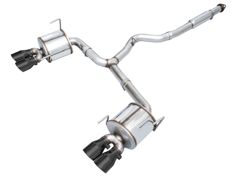 AWE Tuning 2022+ VB Subaru WRX Touring Edition Exhaust - Diamond Black Tips - 3015-43979