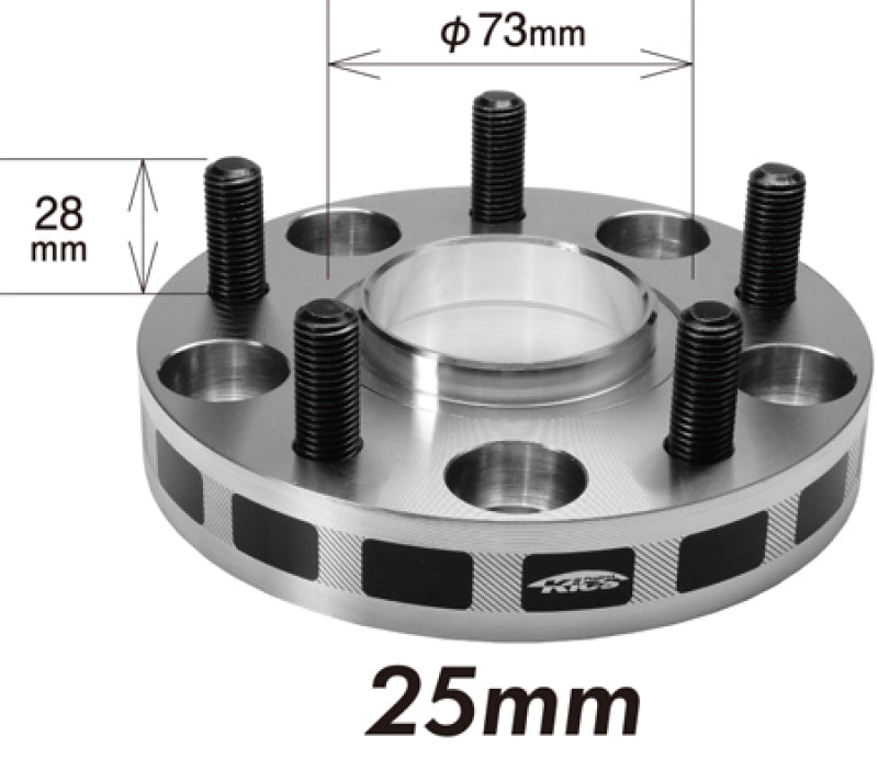 Project Kics 12X1.5 5x139.7 Wide Tread Spacers 4Wd - 25MM - W6325W1WTS