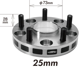 Project Kics 12X1.5 5x139.7 Wide Tread Spacers 4Wd - 25MM - W6325W1WTS