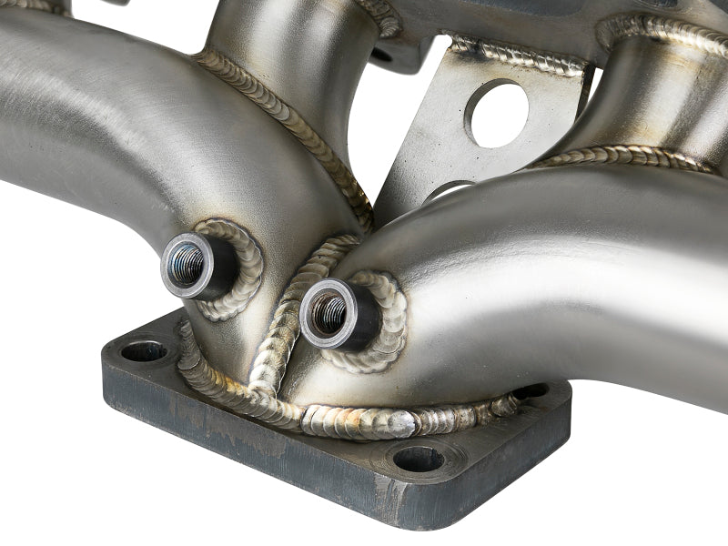 aFe Twisted Steel Header Turbo Manifold (T4) 98.5-02 Dodge Diesel Trucks L6 5.9L (td) - 48-32019