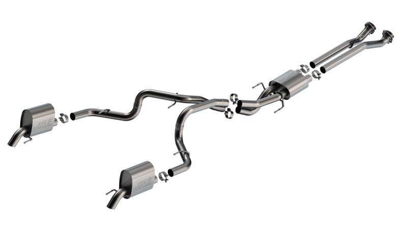 Borla 23-24 Jeep Grand Wagoneer 3.0L I6 Turbo 2.75in S-Type Turndown Tip Catback Exhaust - 140976