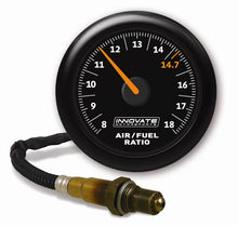 Load image into Gallery viewer, Innovate MTX-AL Analog Air/Fuel Ratio Gauge Kit - Black Dial - 3855