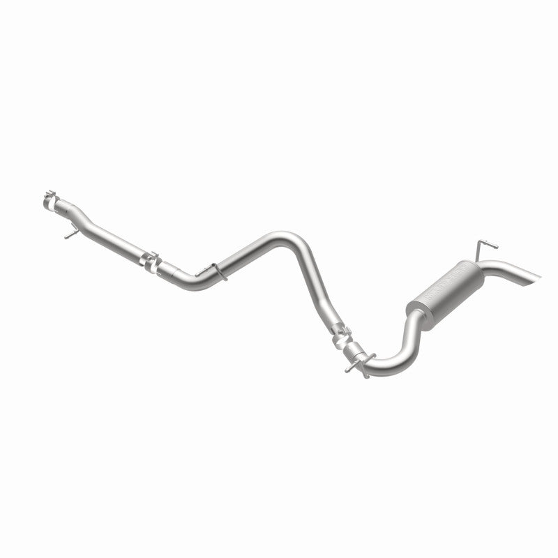 MagnaFlow 12-14 Jeep Wrangler 3.6L Single Straight Rear P/S Exit Stainless C/b Perf Exhaust-Comp - 15118