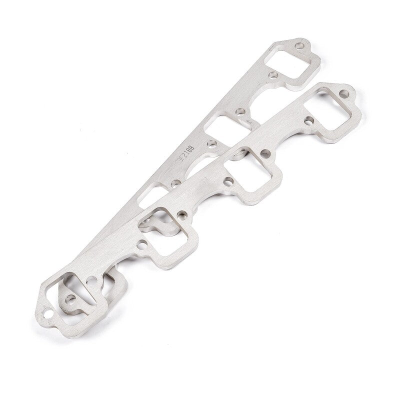 Stainless Works SBF Rectangular Shaped Port Header 304SS Exhaust Flanges 1-7/8in Primaries (2in BP) - HFSBF2188